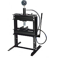 Пресс настольный гидравлический с манометром и выносным насосом 12т