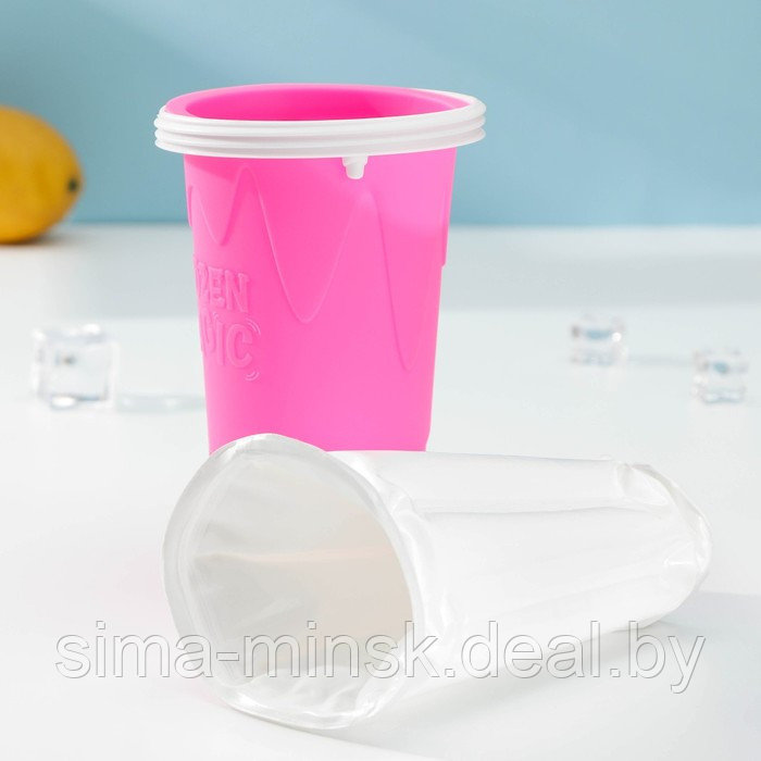 Стакан-форма для приготовления мороженого Доляна «Мэджик», 21×11×11 см, цвет МИКС - фото 3 - id-p218672818