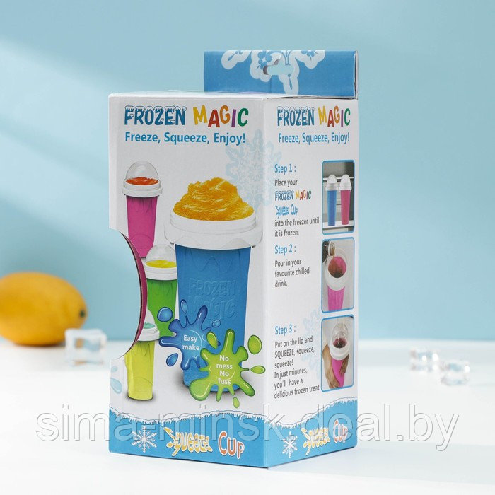 Стакан-форма для приготовления мороженого Доляна «Мэджик», 21×11×11 см, цвет МИКС - фото 6 - id-p218672818
