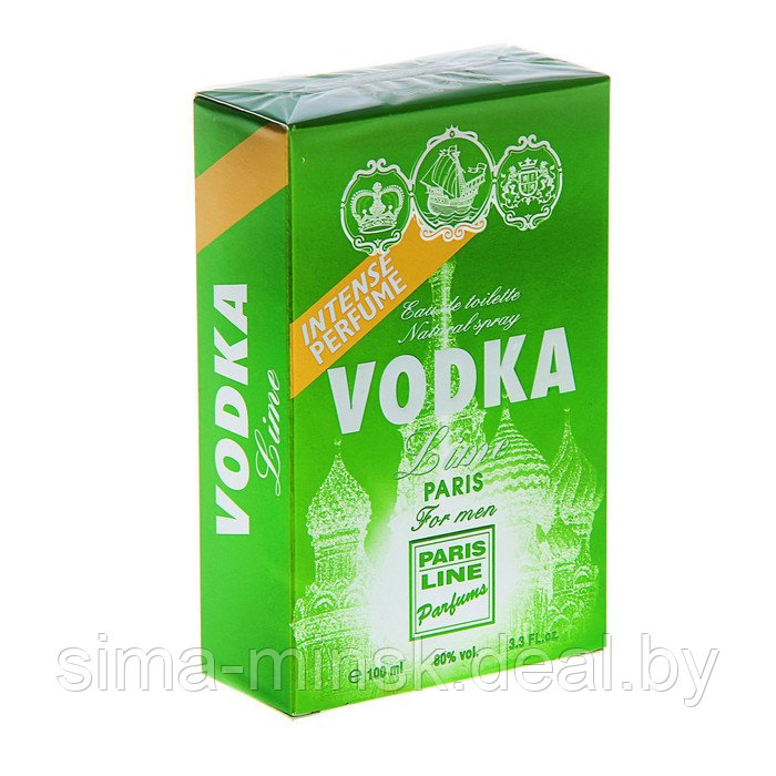 Туалетная вода мужская Vodka Lime Intense PerfumeD, 100 мл - фото 2 - id-p218673073