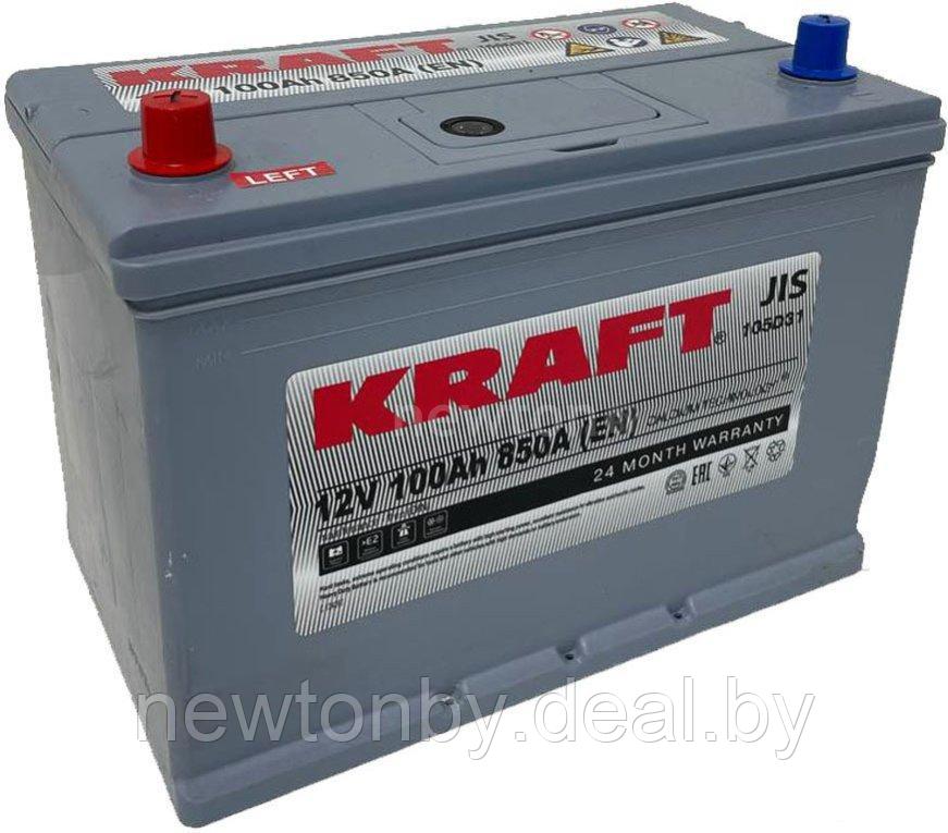 Автомобильный аккумулятор KRAFT Asia 100 JL+ (100 А·ч) - фото 1 - id-p218673224