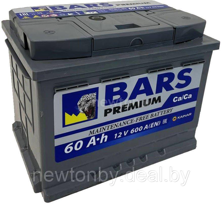 Автомобильный аккумулятор BARS Premium 60 R+ (60 А·ч) - фото 1 - id-p218673227