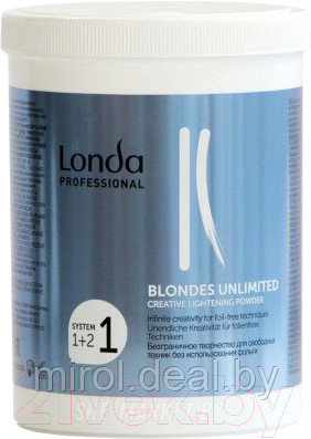 Порошок для осветления волос Londa Professional Blondes Unlimited Creative Lightening Powder - фото 1 - id-p218673472
