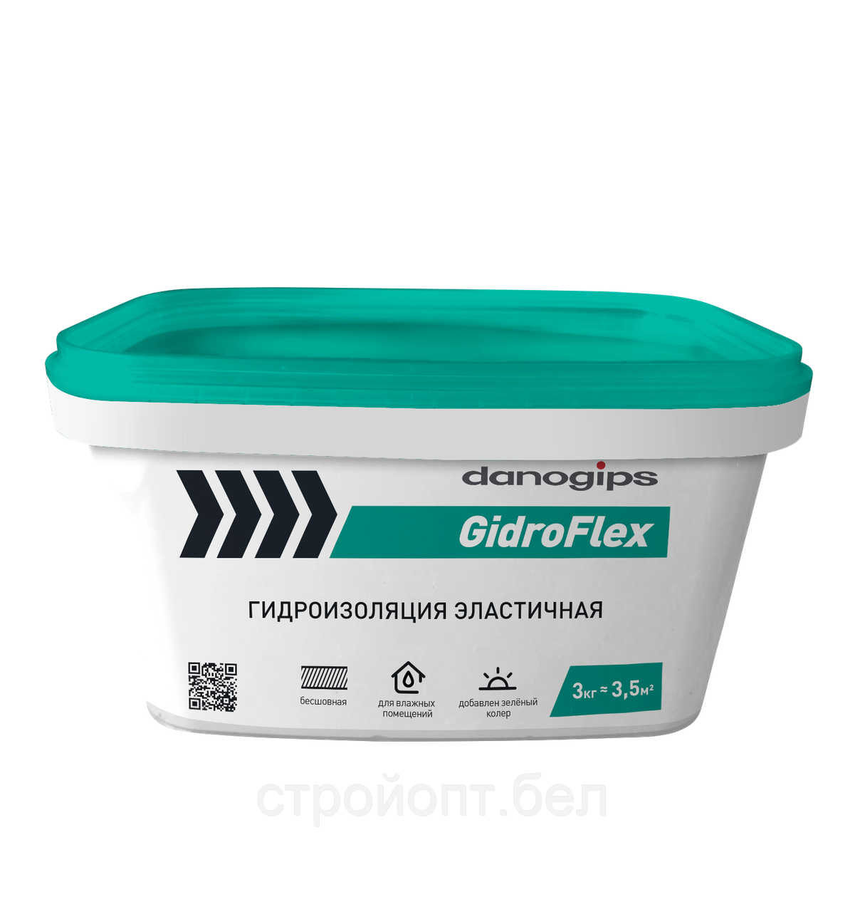 Гидроизоляция эластичная Danogips GidroFlex, 3 кг, РФ - фото 1 - id-p218679650