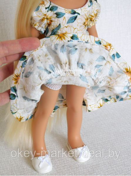 Кукла Paola Reina Лаура в длинном платье с цветами, 32 см - фото 8 - id-p218679878