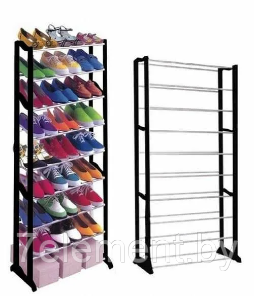 Универсальная полка стеллаж для обуви, стойка обувная напольная 8001 Amazing Shoe Rack, этажерка для обуви - фото 1 - id-p218603307