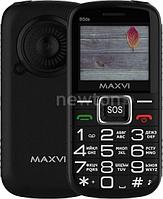 Кнопочный телефон Maxvi B5ds (черный)