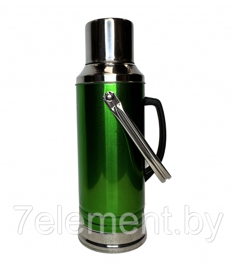 Термос универсальный металлический с узким горлом SA-82 2 литра, термос для чая, кофе, напитков 2 цвета - фото 1 - id-p218603339