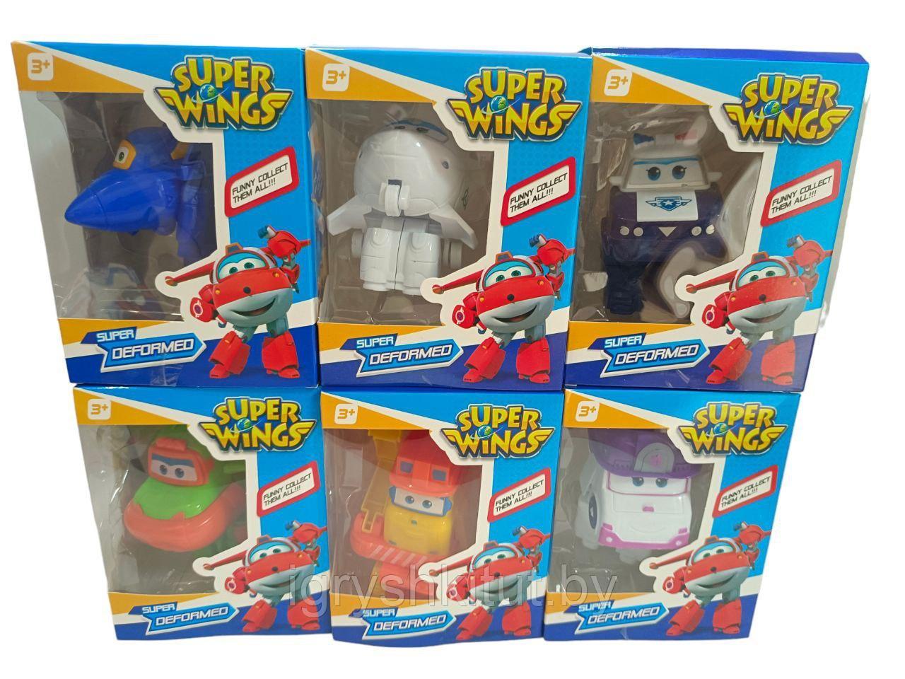 Набор героев из мультфильма "Супер крылья", ( 6 героев), в ассортименте