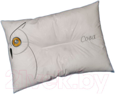 Подушка для сна Familytex ПСС В С вышивкой Сова - фото 1 - id-p218705435
