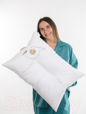 Подушка для сна Familytex ПСС В С вышивкой Сова - фото 2 - id-p218705435