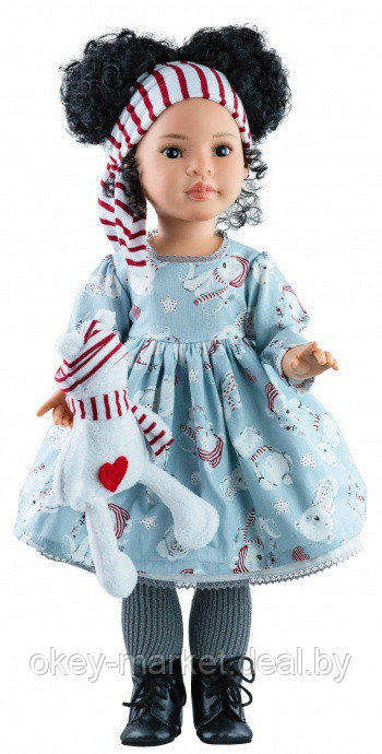 Кукла шарнирная Мэй в голубом платье , 60 см Paola Reina - фото 10 - id-p158818858
