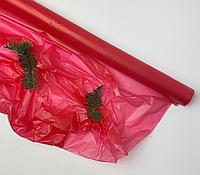 Упаковочный материал "Ламинированное тишью" 60см*10м (30 мкм). Красный
