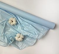 Упаковочный материал "Ламинированное тишью" 60см*10м (30 мкм). Голубой