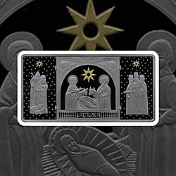 Белорусская батлейка, 1 рубль 2023, CuNi