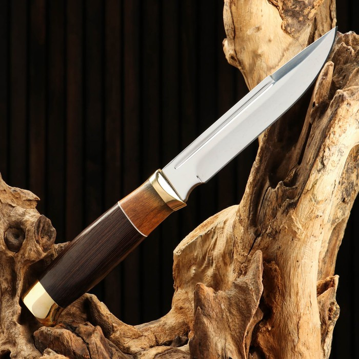 Нож охотничий "Рагнар" 25,5см, клинок 140мм/3,8мм, дерево - фото 2 - id-p218715722