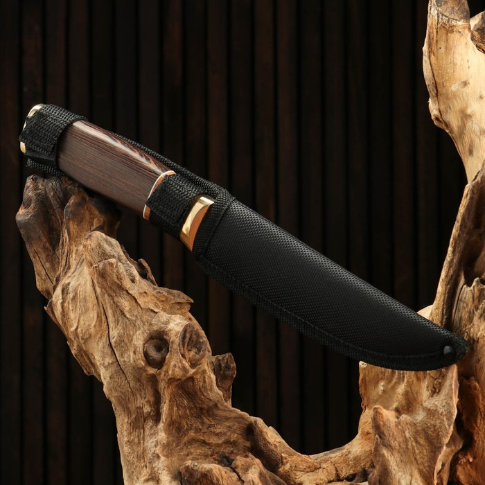 Нож охотничий "Рагнар" 25,5см, клинок 140мм/3,8мм, дерево - фото 4 - id-p218715722