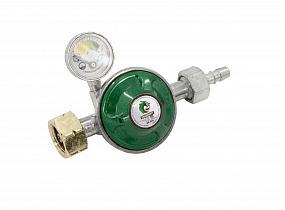 Регулятор давления газа DK-004 c предохранительным клапаном, кнопкой и манометром DRAGONKIT - фото 2 - id-p218716037