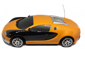 Машинка на дрифте Bugatti Veyron на пульте управления (Полный привод, 17см, 2 комплекта колес) Оранжевая, фото 2