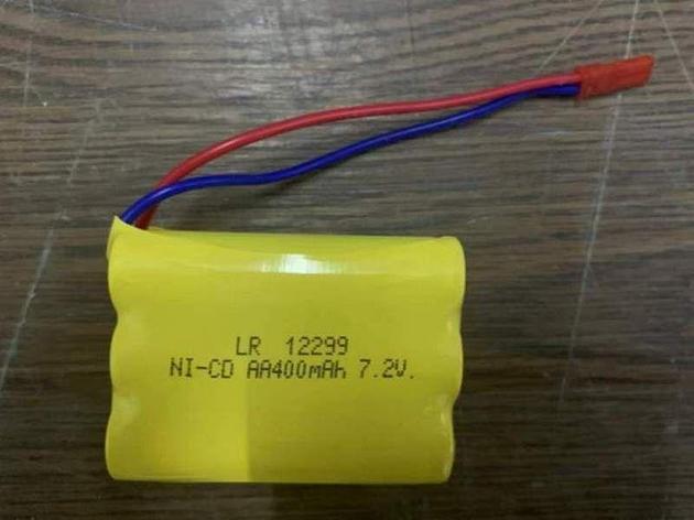 Аккумулятор Ni-Cd 400mAh, 7.2V, JST, двухрядный для Huina 1572, 1585, фото 2