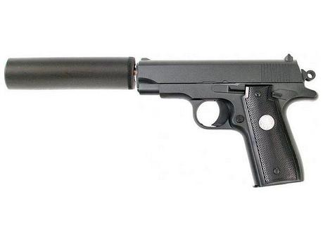 Пистолет металлический Colt Commander G.2A 27,5см в/к, фото 2