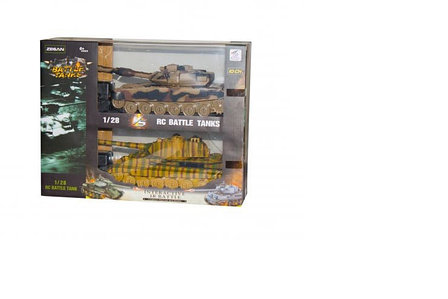 Радиоуправляемый танковый бой Zegan T-90 vs KingTiger 1:28 2,4G, фото 2