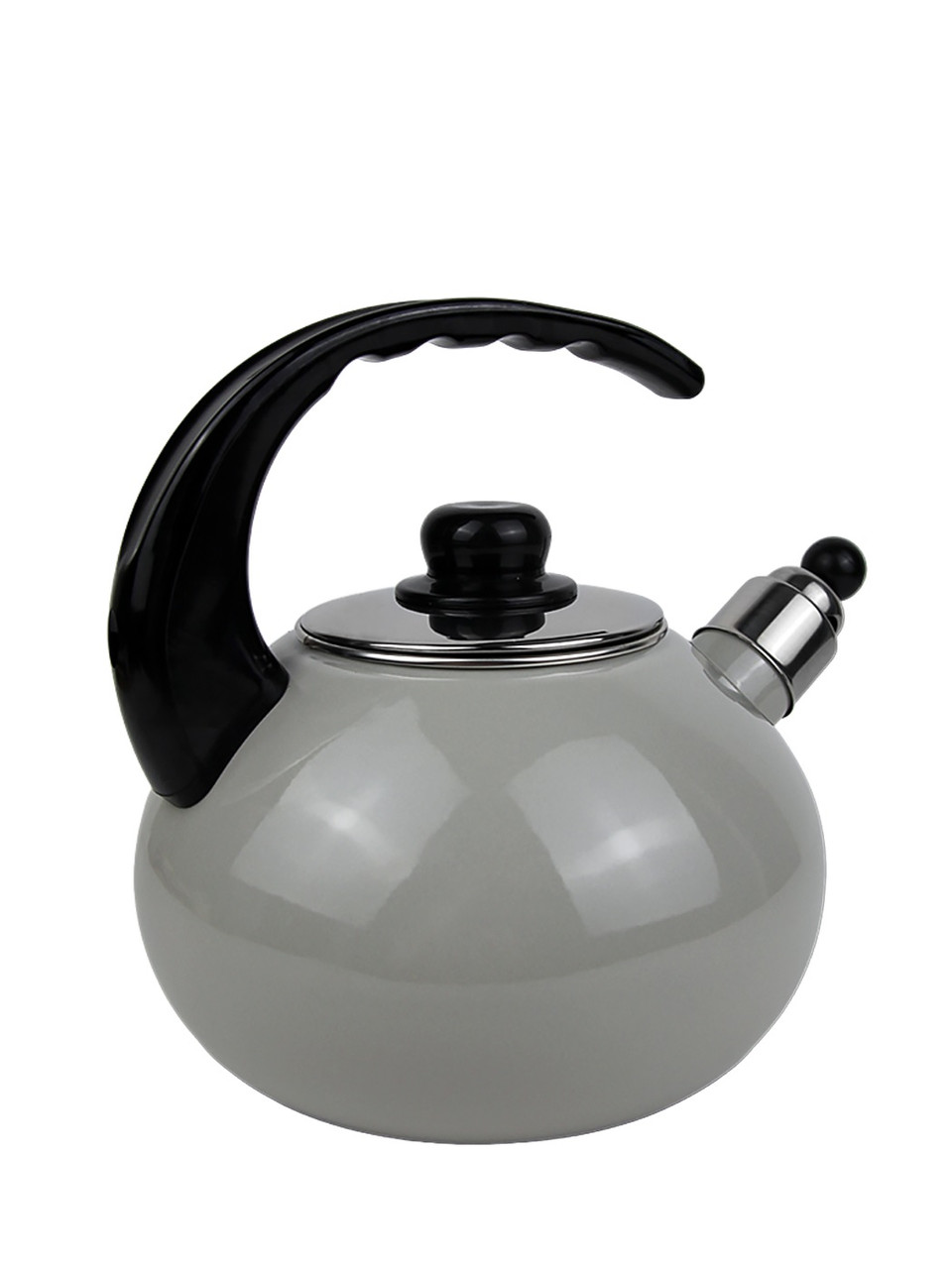 Kamille / Чайник 2,5 л. эмалированный со свистком с черной бакелитовой ручкой - фото 3 - id-p218664538