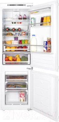 Встраиваемый холодильник Maunfeld MBF177NFFW - фото 3 - id-p218741398
