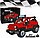 Детский конструктор автомобиль внедорожник Красный багги FC1623, машинка джип, аналог Lego лего Technik техник, фото 3