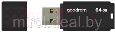 Usb flash накопитель Goodram UME3 64GB Black (UME3-0640K0R11) - фото 3 - id-p218749711