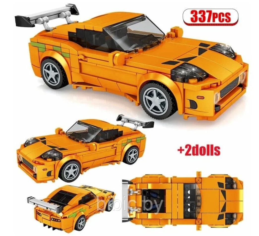 Детский конструктор Гоночная машина Спорткар Toyota Supra 5116, аналог Lego лего Technik техник для игры детей - фото 3 - id-p218772478
