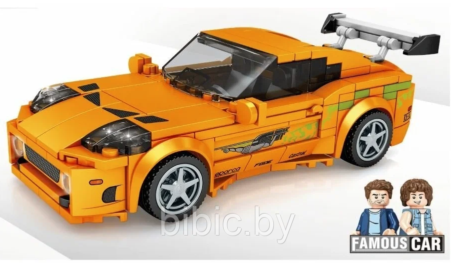 Детский конструктор Гоночная машина Спорткар Toyota Supra 5116, аналог Lego лего Technik техник для игры детей - фото 4 - id-p218772478