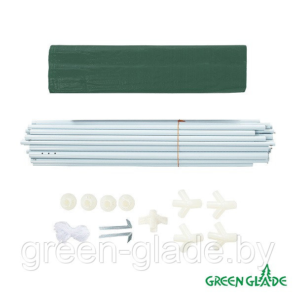 Шатер с москитной сеткой Green Glade 1028 3х3х2,5м полиэтилен - фото 6 - id-p74494527