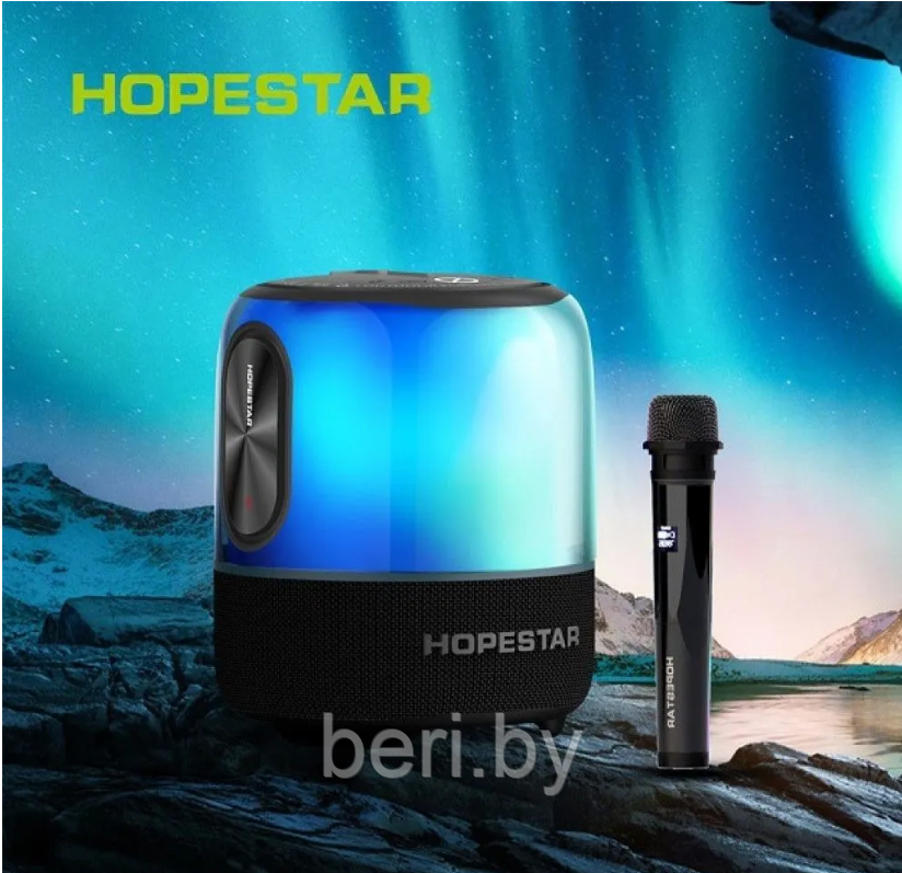 Портативная колонка Hopestar SC-01 с микрофоном, мощностью 60 Вт - фото 7 - id-p218775583