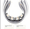 Электроимпульсный массажер для шеи Smart Neck Massager JT-66 (6 массажных головок, 15 режимов интенсивности) /, фото 9