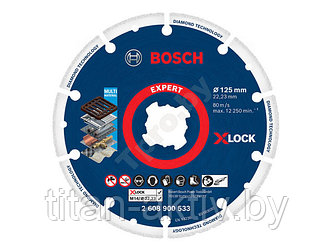 Алмазный круг 125х22 мм по металлу X-LOCK Expert for Metal BOSCH