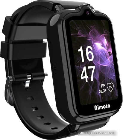 Детские умные часы Aimoto Active Pro (черный) - фото 1 - id-p218778192