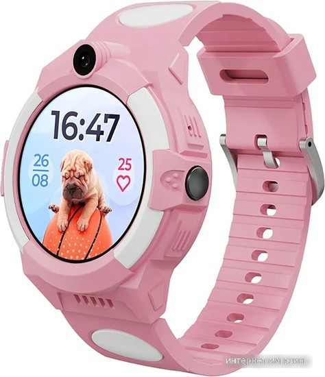 Детские умные часы Aimoto Sport 4G GPS (розовый) - фото 1 - id-p218778194