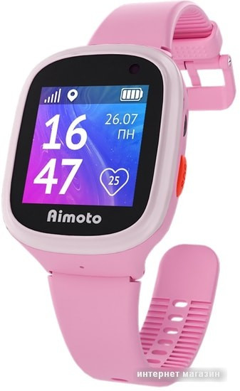 Умные часы Кнопка жизни Aimoto Start 2 (розовый) - фото 3 - id-p218778199