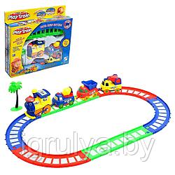 Детская железная дорога на батарейках Play Train 18008C-1