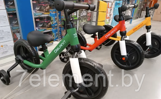 Детский велосипед беговел 2в1 съёмные педали и колёса, велобег ДеланитTF-01, трехколесный для детей - фото 1 - id-p218603095