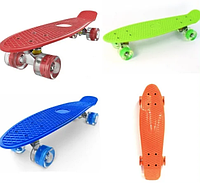 Детский скейт пенни борд Penny board скейтборд для мальчиков и девочек YB101, большой выбор цветов