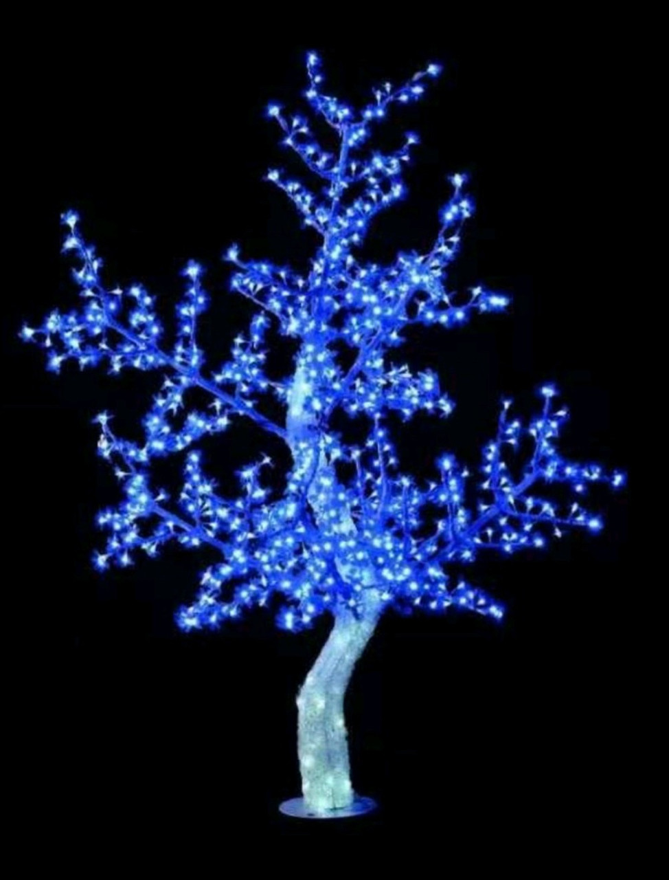 Дерево "Кристалл" 1,8 метр ,сине-белая уличная