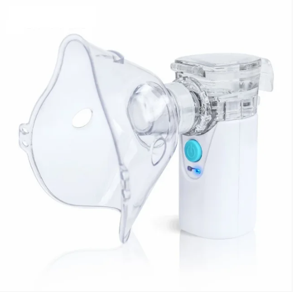 Компактный бесшумный ультразвуковой ингалятор Medical MESH Nebulizer CK-AT019 с насадками для детей и взрослых - фото 7 - id-p218780201