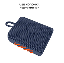 Портативная USB bluetooth-колонка GO3 (чёрная), фото 2