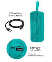 Портативная USB bluetooth-колонка GO3 (чёрная), фото 3