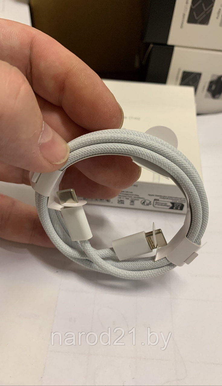 Зарядный кабель для телефонов Apple Type -c - Type -c - фото 5 - id-p158013760