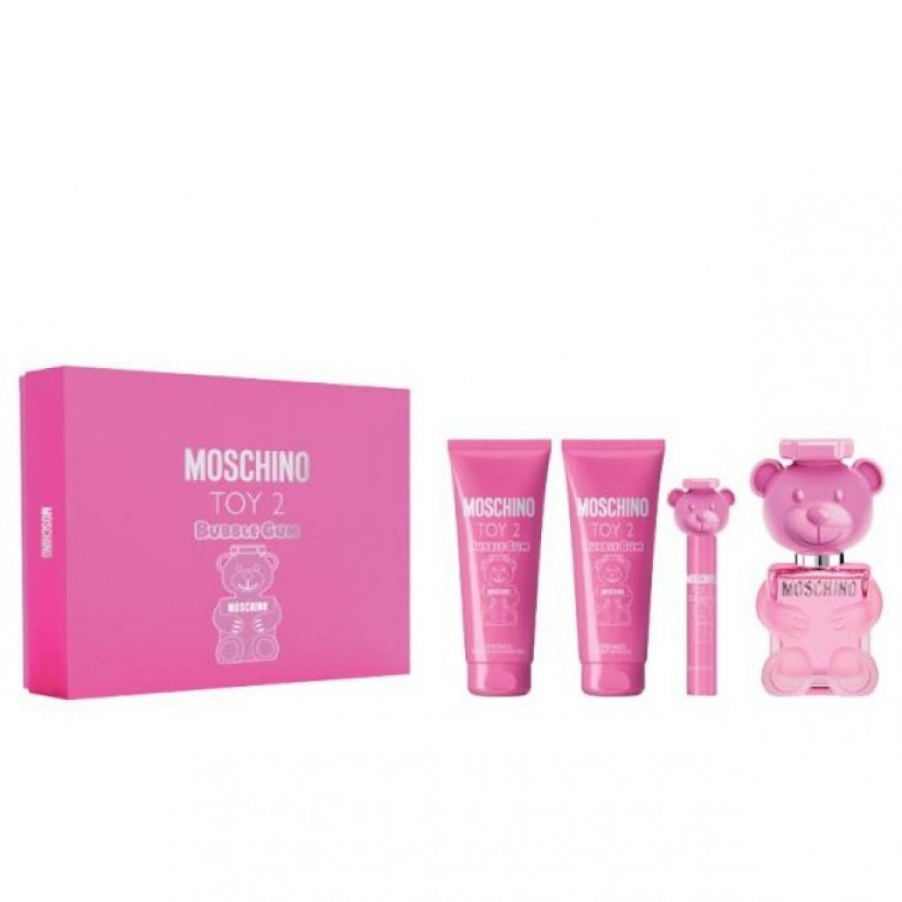 Женский подарочный набор Moschino Toy 2 Bubble Gum edt 100ml (PREMIUM)