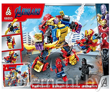 Детский конструктор Мстители 66053 Marvel герои фигурки супергерои, аналог лего lego