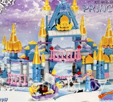 Детский конструктор для девочек Холодное сердце ледяной замок Эльзы frozen LB2105, аналог лего lego 433 детали - фото 3 - id-p218603738